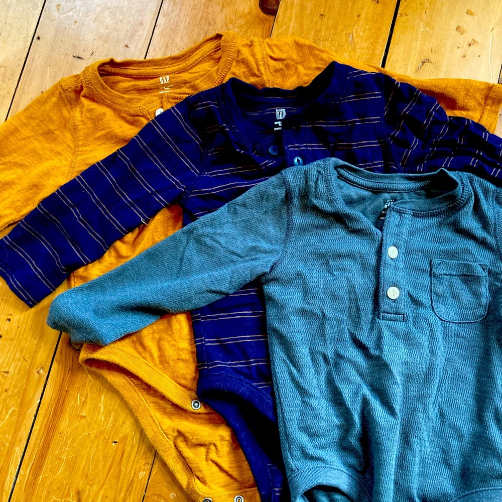Set of three tops from Gap all age 12 to 18 months.